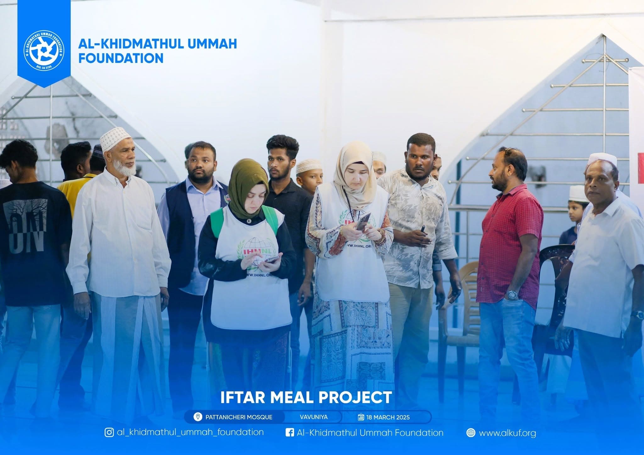 Hundreds gather for nightly iftar at Pattanicheri Mosque